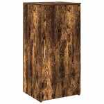 vidaXL Bureau de réception chêne fumé 200x50x103 5cm bois d'ingénierie