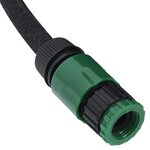 vidaXL Tuyau d'arrosage de jardin noir 0 6" 100 m caoutchouc