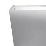 vidaXL Jardinière 50x50x50 cm acier galvanisé