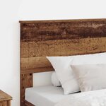vidaXL Tête de lit Bois Ancien 100 cm Bois d'ingénierie