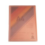 Protège-documents en polypropylène semi rigide Chromaline Pastel 80 vues - A4 - Corail EXACOMPTA