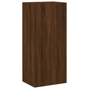 vidaXL Meuble TV mural chêne marron 40 5x30x90 cm bois d'ingénierie
