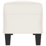 vidaXL Banc Beige 100x35x41 cm Tissu microfibre