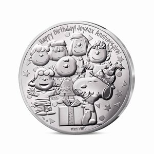 Snoopy Monnaie de 100€ Argent
