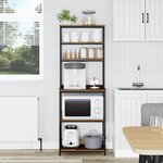 vidaXL Étagère de cuisine Bois Ancien 60 x 40 x 168 cm