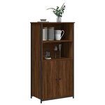 vidaXL Buffet haut chêne marron 62x36x121 5 cm bois d'ingénierie