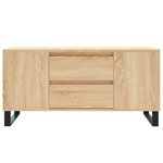 vidaXL Table basse chêne sonoma 102x44 5x50 cm bois d'ingénierie