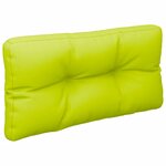 vidaXL Coussin de palette vert vif 80x40x12 cm tissu
