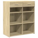 vidaXL Buffet chêne sonoma 80x42 5x93 cm bois d'ingénierie