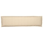 vidaXL Set de coussins de palette 2 Pièces Beige 150 x 40 x 8 cm