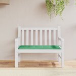 vidaXL Coussin de banc de jardin vert 100x50x3 cm tissu oxford