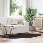 vidaXL Tapis "HUARTE" à poils courts doux et lavable noir 100x200 cm