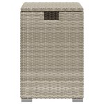 vidaXL Table de couverture de bouteille de propane gris clair