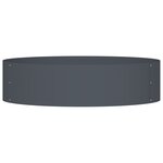 vidaXL Pots anthracite Anthracite Plastique Grand Pots en plastique
