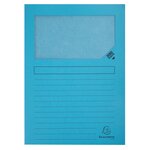 Paquet De 100 Chemises À Fenêtre Super 160g/m2 - 22x31cm - Couleurs Assorties - Exacompta