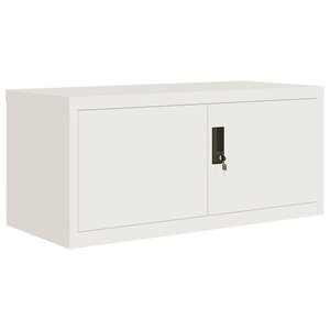 vidaXL Classeur blanc 90x40x40 cm acier