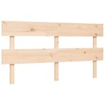 vidaXL Cadre de lit sans matelas 160x200 cm bois massif