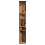vidaXL Bibliothèque vieux bois 92x29x188 cm bois d'ingénierie