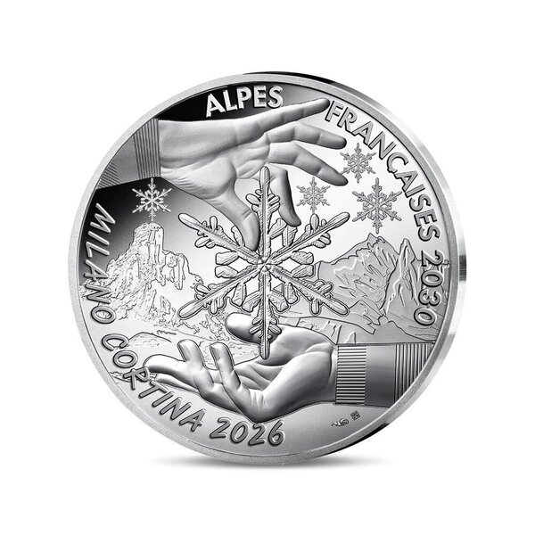 Jeux Olympiques d'hiver Monnaie de 10€ Argent