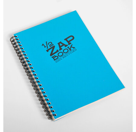 1/2 Zap Book spiralé 80 F 14,8x21 80g CLAIREFONTAINE
