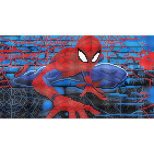 MARVEL Spiderman tableau à diamanter 40x22cm Crystal Art