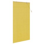 vidaXL Stores et Occultants avec des rideaux Jaune 110 x 220 cm Bambou