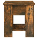 vidaXL Table basse Chêne fumé 101x49x52 cm Bois d'ingénierie