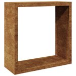 VidaXL Étagère à bois 100x40x100 cm acier résistant aux intempéries