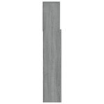 vidaXL Armoire de tête de lit Sonoma gris 120x19x103 5 cm