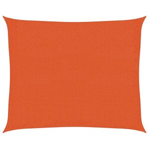vidaXL Voile d'ombrage 160 g/m² Orange 2 5x3 m PEHD