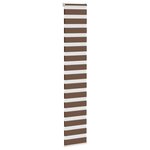 vidaXL Store zèbre marron 40x230 cm largeur du tissu 35 9 cm polyester