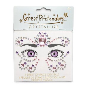 Strass autocollants pour le visage - Butterfly Princess