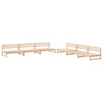 vidaXL Salon de jardin 6 Pièces Bois de pin massif