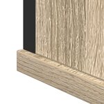 vidaXL Ensemble de mobilier de salle de bain 3 Pièces Chêne sonoma