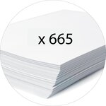 Classeur à levier PVC A4 D70mm Premium Rouge x 10 EXACOMPTA
