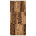 vidaXL Cadre de lit de rangement en vieux bois 90x190 cm en bois d'ingénierie