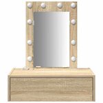 vidaXL Table de Toilette Marron 60 x 40 x 70 cm Bois d'ingénierie