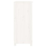 vidaXL Buffet blanc 70x35x80 cm bois massif de pin