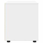 vidaXL Armoire de rangement Blanc 60 x 48 x 57 cm Bois d'ingénierie