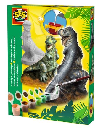 Kit de moulage plâtre Pour enfant Dinosaure (TRex) - SES - La Poste