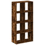 vidaXL Étagère séparatrice de pièce chêne fumé 69 5x29x137 5 cm