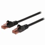 NEDIS Cat 6 UTP Network Cable - RJ45 Male - RJ45 Male - 0.25 m - Noir