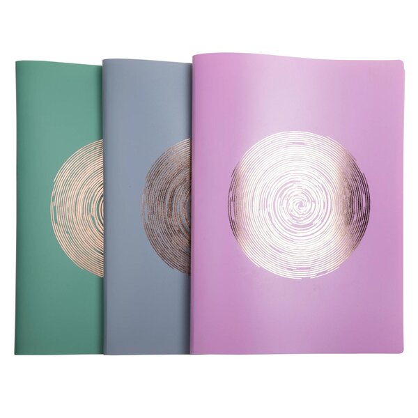 Protège-documents En Pp Recyclé Semi-rigide Ellipse 60 Vues - A4 - Couleurs Assorties - X 12 - Exacompta