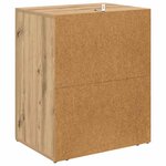 vidaXL Cabinet de chevet avec tiroir Chêne artisanal 35 x 50 x 60 cm