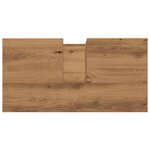 vidaXL Armoire lavabo chêne artisanal 65x33x60 cm bois d'ingénierie