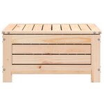 vidaXL Repose-pied de jardin 62x63 5x32 cm bois de pin massif