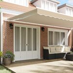 vidaXL Auvent Rétractable 600 × 300 cm Beige
