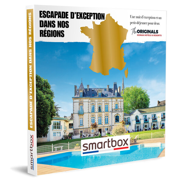 Escapade d'exception dans nos régions - smartbox - coffret cadeau séjour