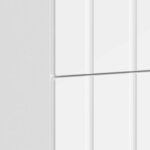 vidaXL Cabinet de chevet Blanc brillant 62 x 34 5 x 49 5 cm