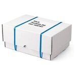 Caisse carton brune simple cannelure raja 16x12x11 cm (lot de 25)